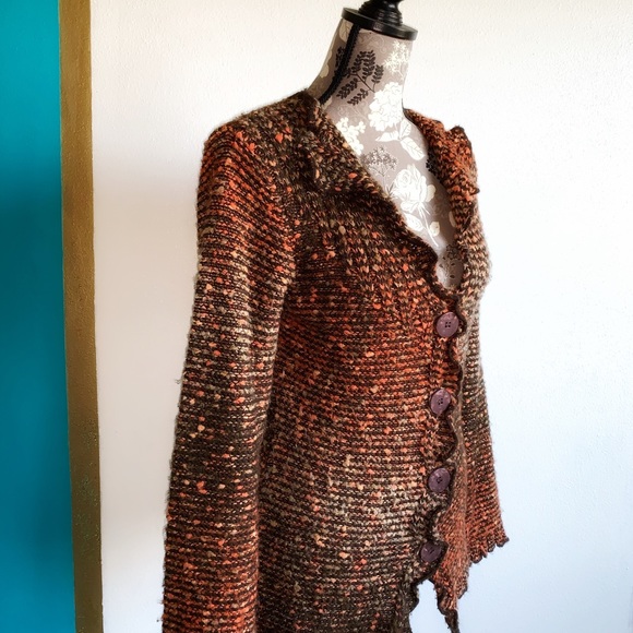 Vertigo Paris Open Knit Collard Sweater - Picture 2 of 7